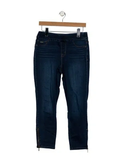 Pre-owned Nine West Mid-rise Skinny Leg Jeans In Blue