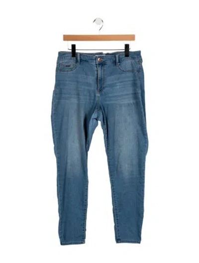 Pre-owned Nine West Mid-rise Skinny Leg Jeans In Blue