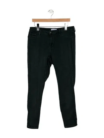 Pre-owned Nine West Mid-rise Skinny Leg Jeans In Green