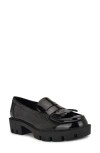 Nine West Women's Missa Lug Sole Penny Loafers In Black