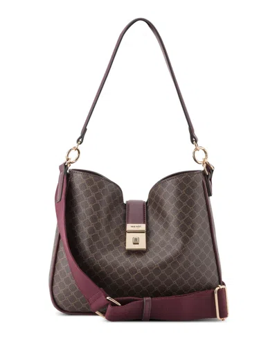 Nine West Monette Convertible Small Hobo Crossbody Handbag