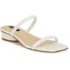 Nine West Morella3 Womens Laceless Man Made Strappy Sandals In White