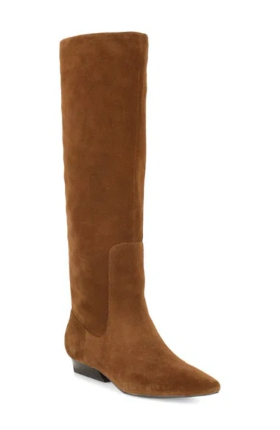 Nine West Morisa Knee High Boot In Brown