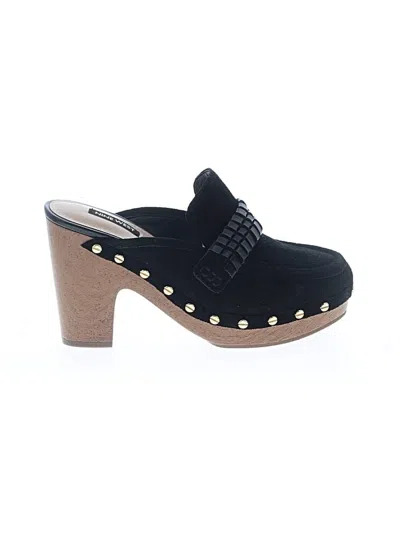 Pre-owned Nine West Mule/clog In Black