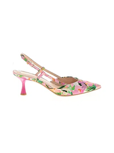 Pre-owned Nine West Mule/clog In Pink