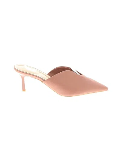 Pre-owned Nine West Mule/clog In Pink