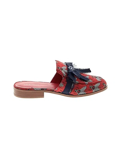 Pre-owned Nine West Mule/clog In Red