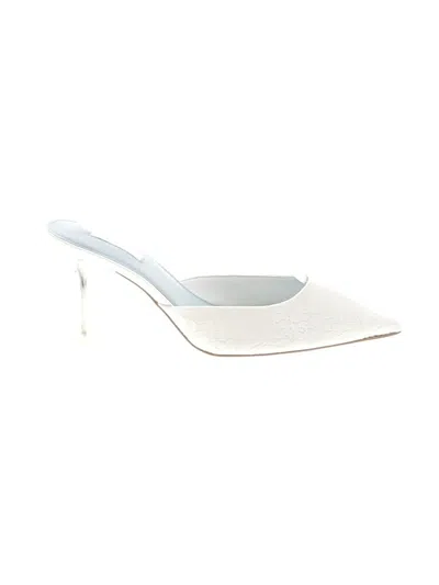 Pre-owned Nine West Mule/clog In White