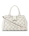 Nine West Mylah Medium Satchel Bag In Milk