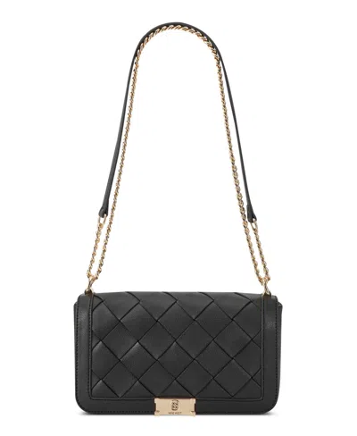 Nine West Mylah Small Crossbody Flap Bag In Black