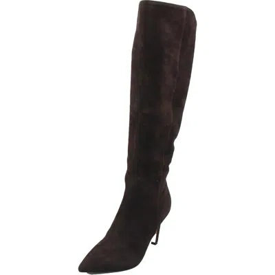 Nine West Napts Womens Tall Faux Suede Knee-high Boots In Multi