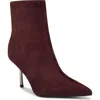 Nine West Narend Pointy Toe Bootie In Brown