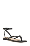 Nine West Nelson Strappy Sandal In Black