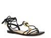 Nine West Niraa Ankle Wrap Sandal In Black