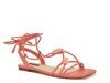 Nine West Niraa Ankle Wrap Sandal In Orange