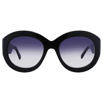 Nine West Nw 23 1054 Sblk Smoke Oval Ladies Sunglasses 10267597.lts Sblk In Brown