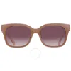 Nine West Nw 23 1069 Brn Smoke Square Ladies Sunglasses 10268553.khl Tansmk In Brown