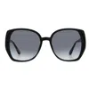 Nine West Nw 23 458 Blk Smoke Butterfly Ladies Sunglasses 10265721.khl Blksmk In Black