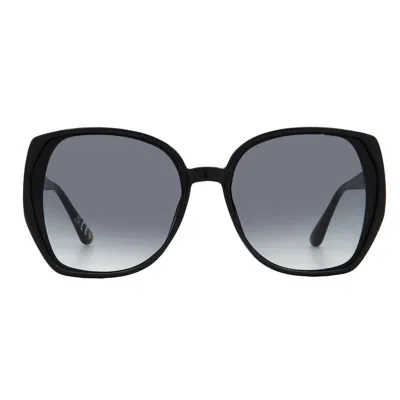 Nine West Nw 23 458 Blk Smoke Butterfly Ladies Sunglasses 10265721.khl Blksmk In Black