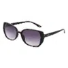 Nine West Nw 23 458 Blk Smoke Square Ladies Sunglasses 10266627.lts Blk In Black