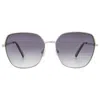 Nine West Nw 23 477 Sil Smoke Butterfly Ladies Sunglasses 10266324.cgr Silsmk In Gray