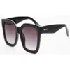 Nine West Nw 23 483 Blk Smoke Rectangular Ladies Sunglasses 10267600.lts Blk In Black