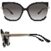 Nine West Nw 25 1012 Blk Smoke Cat Eye Ladies Sunglasses 10270074.lts Blk In Black