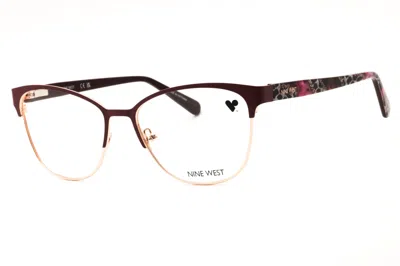 Nine West Nw8021 N 615 Magenta/rose Gold 54mm In White