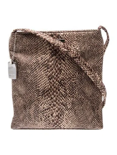 Pre-owned Nine West Nylon Crossbody Bag In Brown