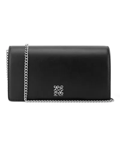 Nine West Omyra Phone Chain Crossbody Bag In Black