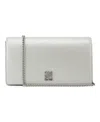 Nine West Omyra Phone Chain Crossbody Bag In Silver