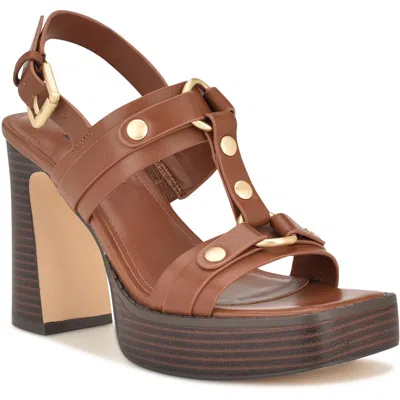 Nine West Opell3 Womens Embellished Faux Leather Strappy Sandals In Multi