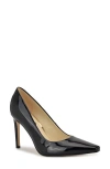 Nine West Oraye Pump In Black Patent