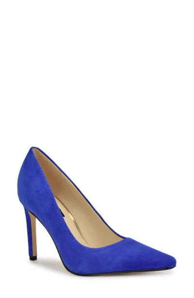 Nine West Oraye Pump In Med Blue