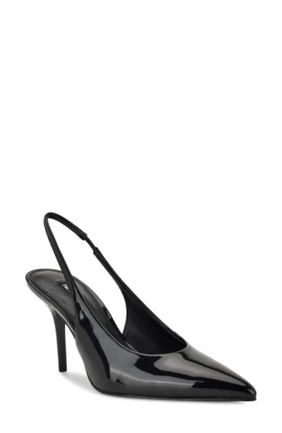Nine West Palomma Slingback Pointed Toe Pump In Black