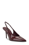 Nine West Palomma Slingback Pointed Toe Pump In Burgundy