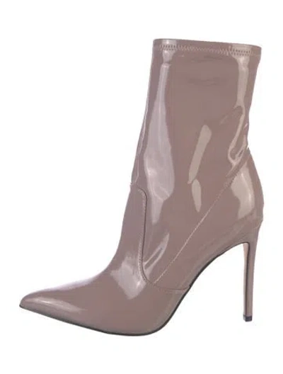 Pre-owned Nine West Patent Leather Boots In Pink