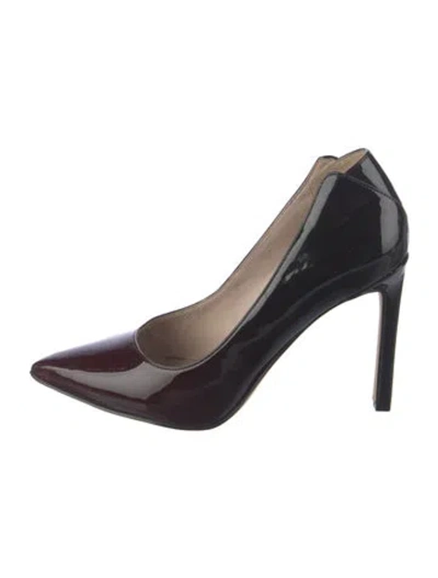 Pre-owned Nine West Patent Leather Pumps In Black