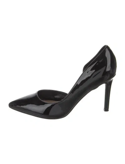 Pre-owned Nine West Patent Leather Pumps In Black