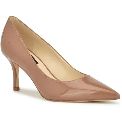 Nine West Patsy 3 Womens Patent Pointed Toe Pumps In Multi