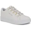 Nine West Pave Low Top Sneaker In White
