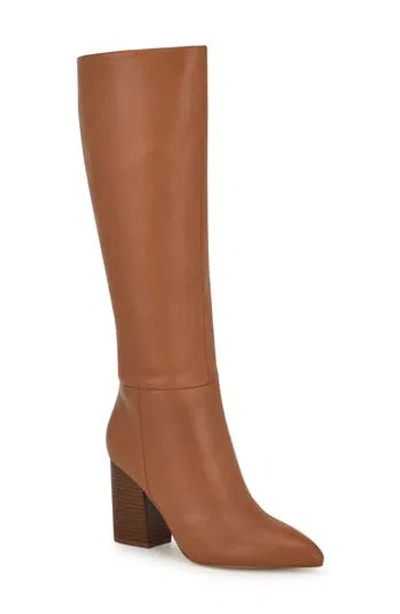 NINE WEST NINE WEST PEACHEY POINTED TOE KNEE HIGH BOOT