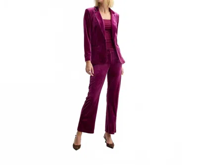 Nine West Peak Lapel Blazer In Australian Orchid In Multi