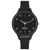 Nine West Black Plastic Dress Watch In Black