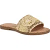 Nine West Poland Slide Sandal In Light Natural