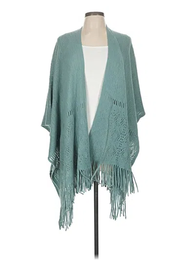 Pre-owned Nine West Poncho In Blue