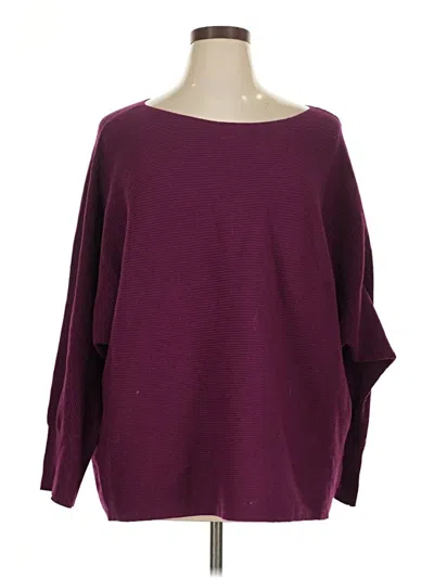 Pre-owned Nine West Poncho In Burgundy