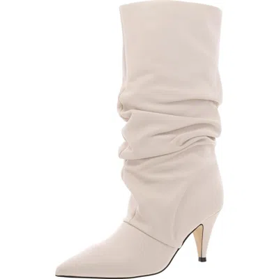Nine West Primer Womens Leather Slouchy Mid-calf Boots In Multi