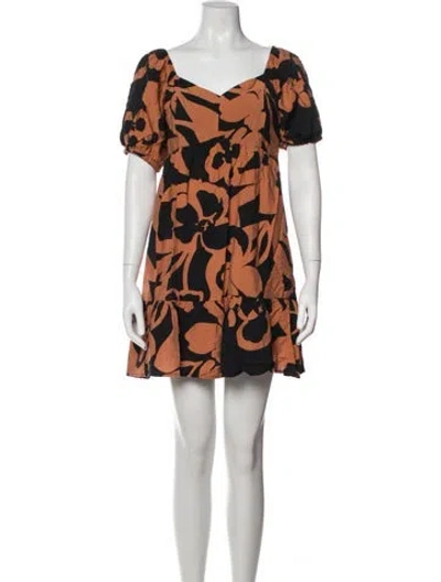 Pre-owned Nine West Printed Mini Dress W/ Tags In Multicolor