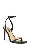 Nine West Props Ankle Strap Sandal In Black